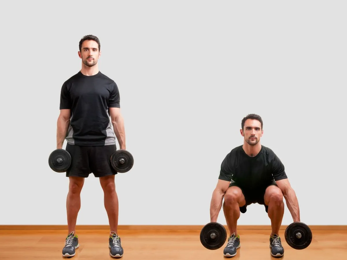 CrossFit workouts with dumbbells