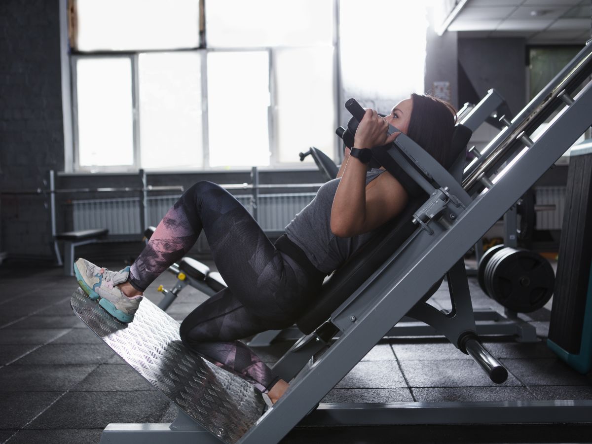 heels elevated goblet squat