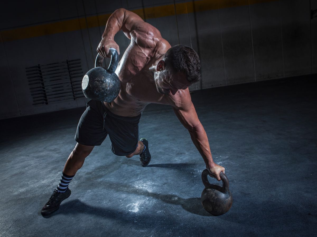 Kettlebell Gorilla Rows 